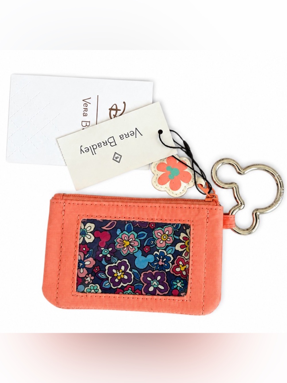 NWT Vera Bradley Disney Sensational Minnie Mouse Zip ID Case
